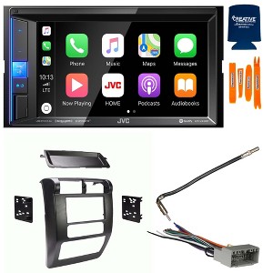 JVC KW-M650BT 6.2" CarPlay/Android Auto Receiver Bundle for Wrangler, 03-06 - 1 of 4