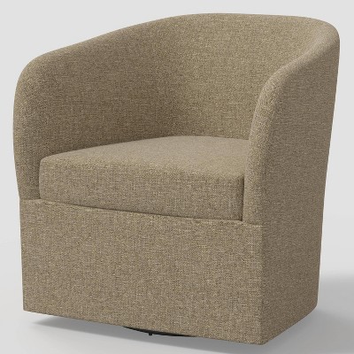 Rhea Swivel Chair in Zuma Linen - Threshold™