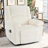 Lift Recliner Sofa, Adjustable Recliner, Corduroy Recliner Chair, Pillow Top Arms, Thick Padding, 400LBS Capacity, for Bedroom, Home Theater - 2 of 4