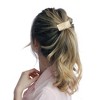 Unique Bargains Women's Rectangular Texture Ponytail Buckle Hair Clip 1 Pc - 3 of 4