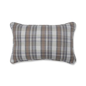 Bebe Cobblestone Indoor Lumbar Pillow Gray - Pillow Perfect, Beige Gray