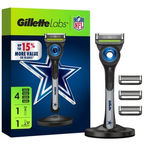 Gillette Labs NFL Razors - Cowboys - 4pk - 1 of 4