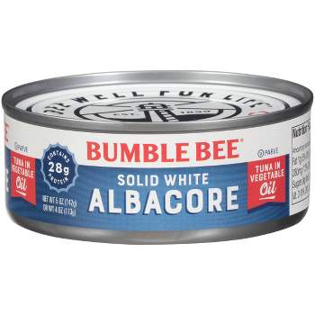 Bumble Bee Solid White Albacore Tuna in Vegetable Oil - 5oz