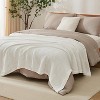 Attop All-Season Breathable Gauze Cotton Throw Blanket - 50"x70" Large Size, Soft Lightweight for Couch & Bed - 4 of 4