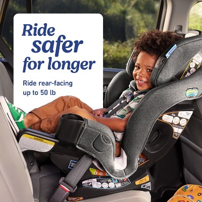 Graco Extend2Fit 3-in-1 Convertible Car Seat - Cullen: Forward & Rear Facing, LATCH, 50 lbs Limit, Polyester
