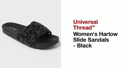 Women’s Harlow Slide Sandals - Universal Thread™ Black