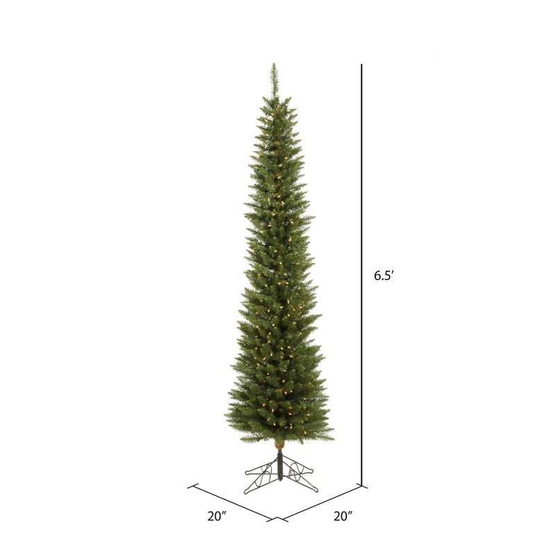 Vickerman Durham Pole Pine Artificial Christmas Tree, 3 of 6
