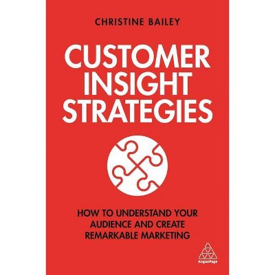 Customer Insight Strategies - by  Christine Bailey (Paperback)