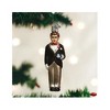 Old World Christmas Blown Glass Ornament for Christmas Tree, Brunette Groom - 4 of 4