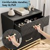 Dresser for Bedroom with 3 Drawer, Chest Storage Drawers for Closet,Modern Dressers Chest of Drawers with Metal Handles - 4 of 4