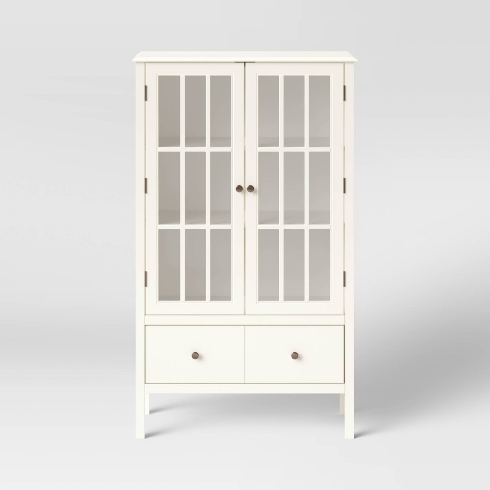 Windham Tall Cabinet with Drawer Shell - Threshold