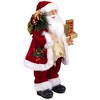 Northlight Holly Berry Standing Santa Claus Christmas Figurine - 24" - 3 of 4