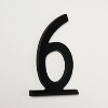 Metal House Number Plaque Matte Black - Hearth & Hand™ with Magnolia - 3 of 4