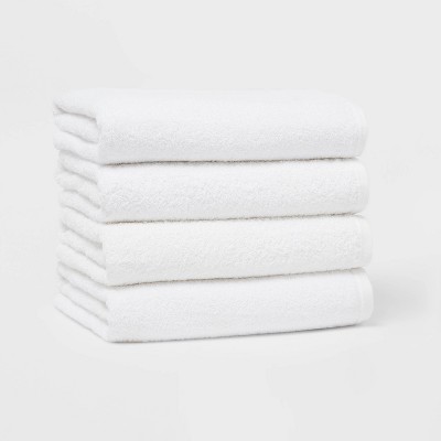 4pk Bath Towel Set White - Room Essentials™