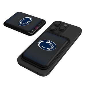 Keyscaper NCAA Big Ten Universities Linen Black Magnetic Credit Card Wallet - 1 of 3