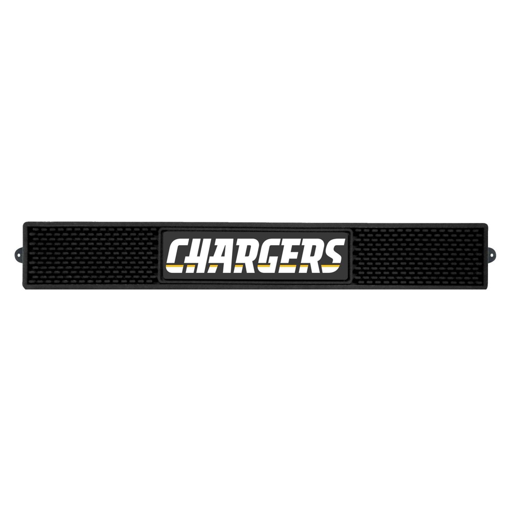 Photos - Barware NFL Los Angeles Chargers 3.25"x24" Drink Mat
