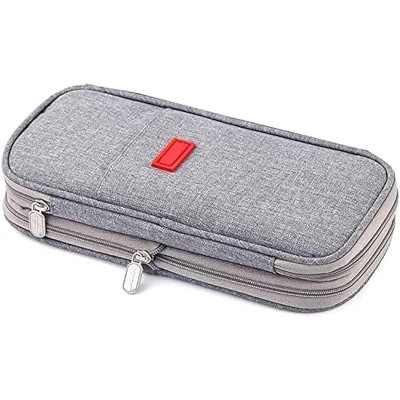 Fmeida Large Storage Pencil Case Pen Bag with Zipper Big Capacity Pouch Organizer for Office Travel Holder Box