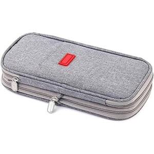 Fmeida Large Storage Pencil Case Pen Bag with Zipper Big Capacity Pouch Organizer for Office Travel Holder Box - 1 of 4