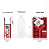 Big Dot of Happiness Christmas Pajamas - Holiday Plaid PJ Party Favor Boxes - Set of 12 - 2 of 4