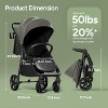 Mompush Nova Baby Stroller for Newborn and Toddler - 2 of 4