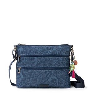Sakroots Artist Circle Basic Crossbody Bag in Eco-Twill, Multifunctional Purse Indigo Spirit Desert - 1 of 4