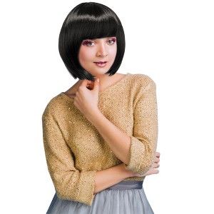 Dress Up America Bob Wig for Women - Short Straight Wig with Bangs for Women - 1 of 1