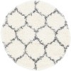 Unique Loom    Hygge Shag Trellis Area Rug - 2 of 4