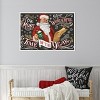 Amanti Art Santas List II Black by Janelle Penner Canvas Wall Art Print Framed - 4 of 4