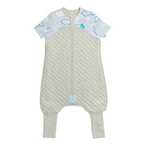 Love To Dream Sleep Suit 1.0 TOG Adaptive Wearable Blanket - Blue Clouds - 1 of 4