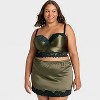 Women's Satin & Lace Lightly Lined Cami Bra - Auden™ - 3 of 3