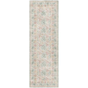 Nourison Botanical Washables Bordered Indoor Flatweave Rug - 1 of 4