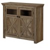 TIRAMISUBEST Gray Wash Wooden 2-Door Buffet Cabinet with Storage, Large Sideboard for Dining Room or Entryway - 3 of 4