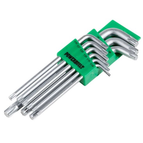 9 Piece Zeon Metric Hex Key Wrench Set for Damaged Fasteners