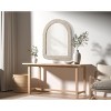 Elegant Lighting Arch Cornhusk Mirror 30x36 in Linen White - 3 of 4