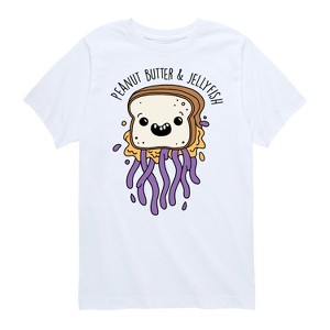 Boys' - Instant Message - Peanut Butter & Jellyfish Short Sleeve Graphic T-Shirt - 1 of 4