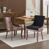 FONTOI 2 PCS Thickened Dining Chair with Nailhead Trim - 4 of 4