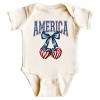 The Juniper Shop America Flag Cherries Coquette Baby Short Sleeve Bodysuit - 2 of 4