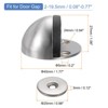 Unique Bargains Stainless Steel Magnetic Door Stops with Self Adhesive and Screws - 2 of 4