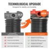 VEVOR Garage Door Torsion Springs, 16000 Cycles, Pair of 0.25 x 2 x 30inch, Garage Door Springs with Non-Slip Winding Bars, Black - 4 of 4