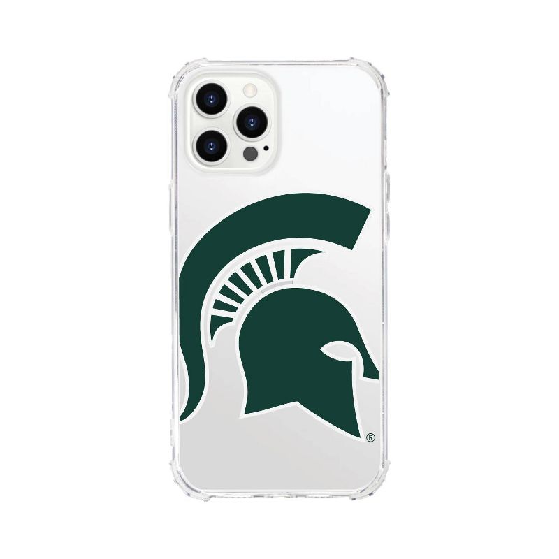 NCAA Michigan State Spartans Clear Tough Edge Phone Case - iPhone 12/12 Pro, 1 of 5