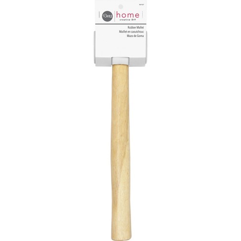 Dritz Home Rubber Mallet with Wooden Handle