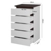 SKRAN Modern Storage Cabinet, Cabinet Organizer Unit, Storage Solutions for Bedroom, Living Room, Every Room - 3 of 4