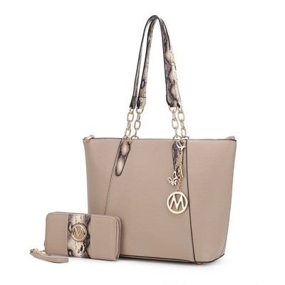 MKF Collection Ximena Women’s Tote Bag with matching Wristlet Wallet by Mia K