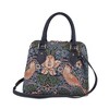 Signare USA William Morris Strawberry Thief Blue Convertible Top Handle Handbag - 3 of 4