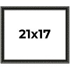 PosterPalooza | Antique Black Picture Frame - UV Acrylic, Backing Board, Hanging Hardware Included - 2 of 4