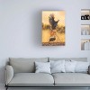 Canvas Wall Art - Delene Lambert 'Fright Flight' Wall Art for Living Room, Bedroom, or Office Décor by Trademark Fine Art - 22 x 32 Inches - 3 of 4