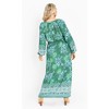 Avenue Women's Plus Size Keepsake Border Maxi Dress - image 4 of 4