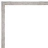 29" x 23" Shiplap White Wood Wall Mirror: Modern Rectangle, No Assembly - Amanti Art - image 3 of 4