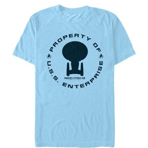 Men's Star Trek: The Next Generation Property Of The USS Enterprise T-Shirt - 1 of 3