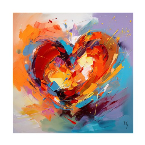 Trademark Fine Art - Ivan Guaderrama Love and Color Canvas Art - image 1 of 4